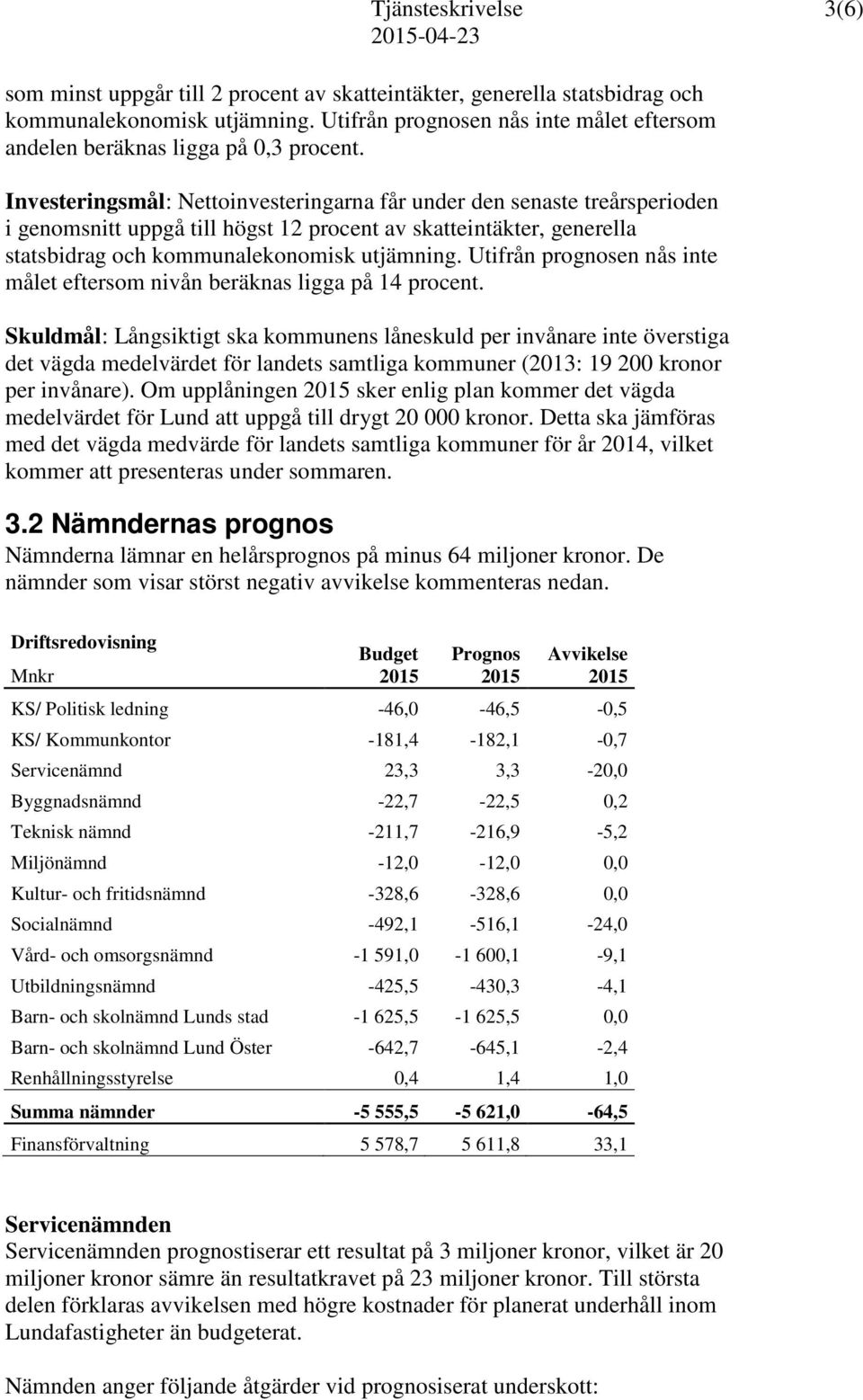 Utifrån prognosen nås inte målet eftersom nivån beräknas ligga på 14 procent.