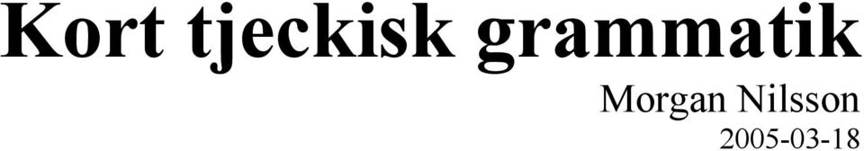grammatik