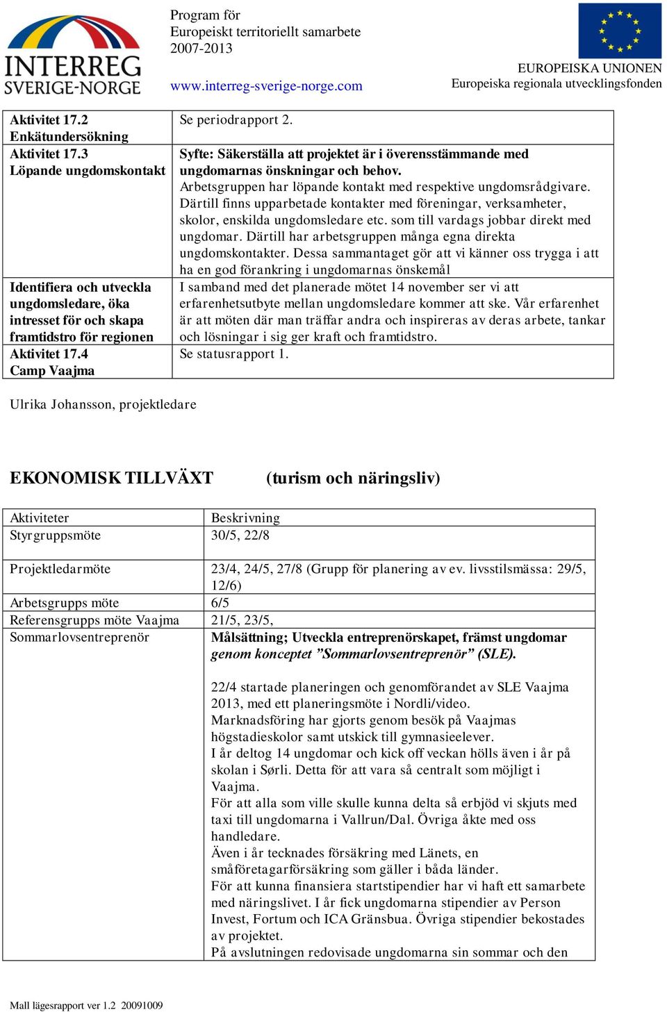 Därtill finns upparbetade kontakter med föreningar, verksamheter, skolor, enskilda ungdomsledare etc. som till vardags jobbar direkt med ungdomar.