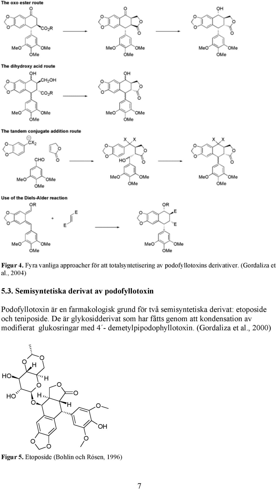 Semisyntetiska derivat av podofyllotoxin Podofyllotoxin är en farmakologisk grund för två semisyntetiska