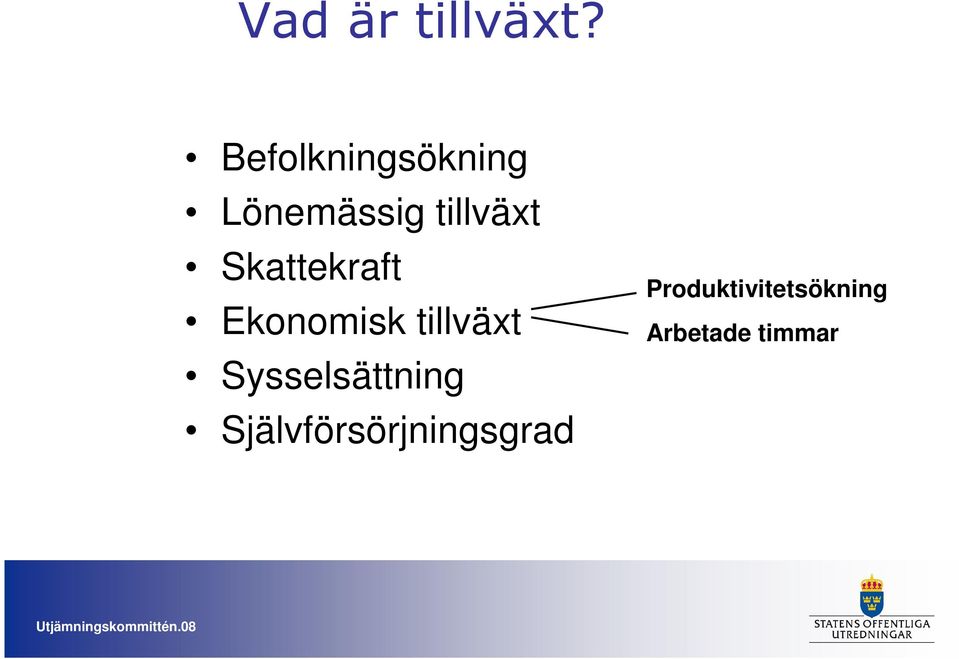 Skattekraft Ekonomisk tillväxt