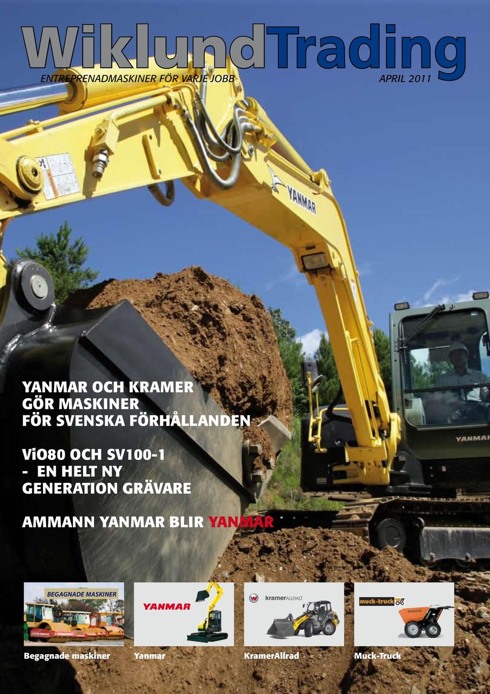 SV100-1 - EN HELT NY GENERATION GRÄVARE AMMANN YANMAR BLIR YANMAR