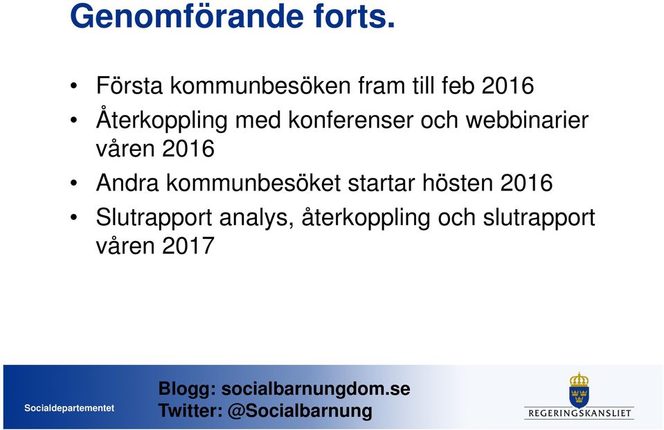 med konferenser och webbinarier våren 2016 Andra