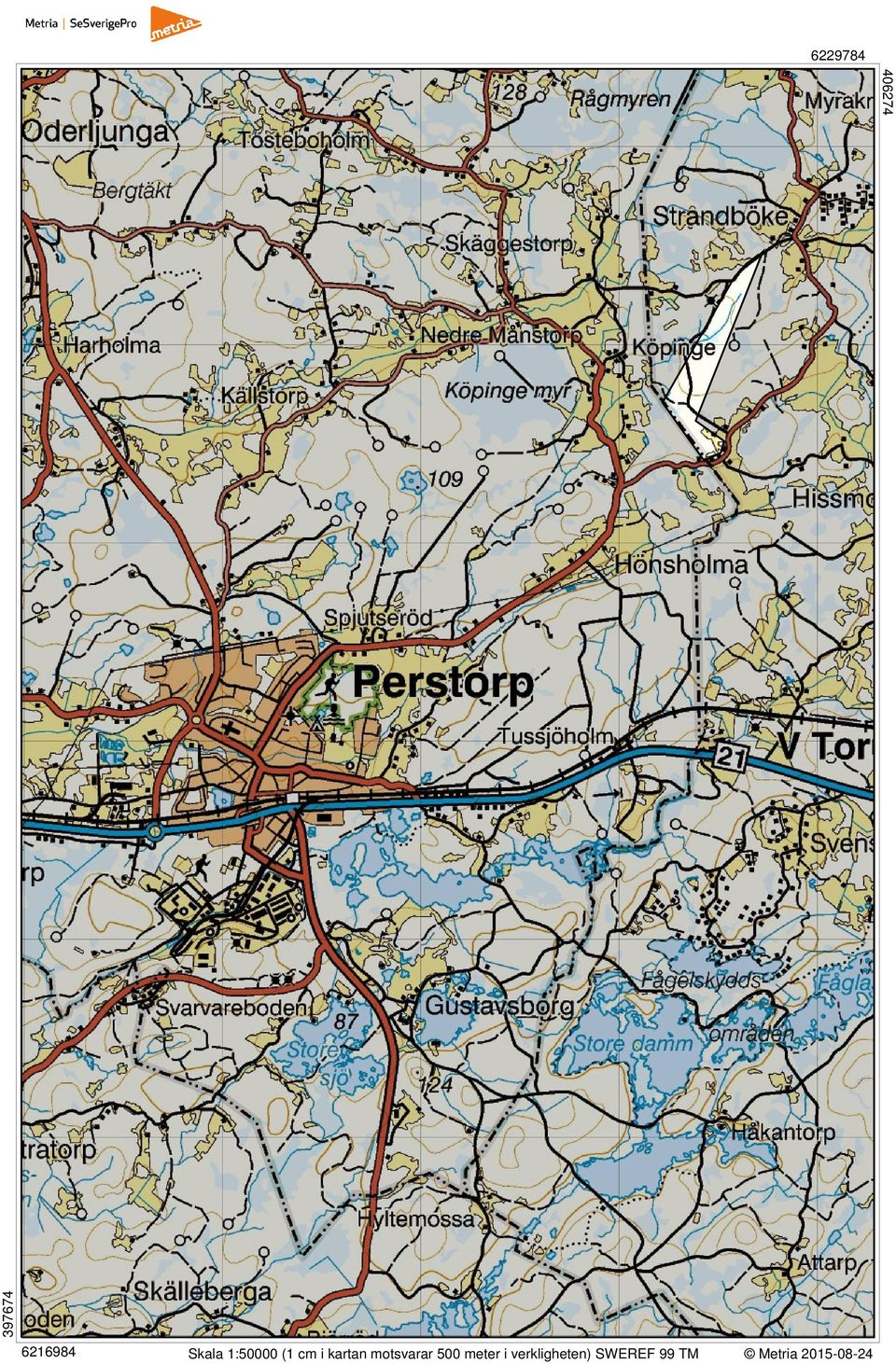 motsvarar 500 meter i