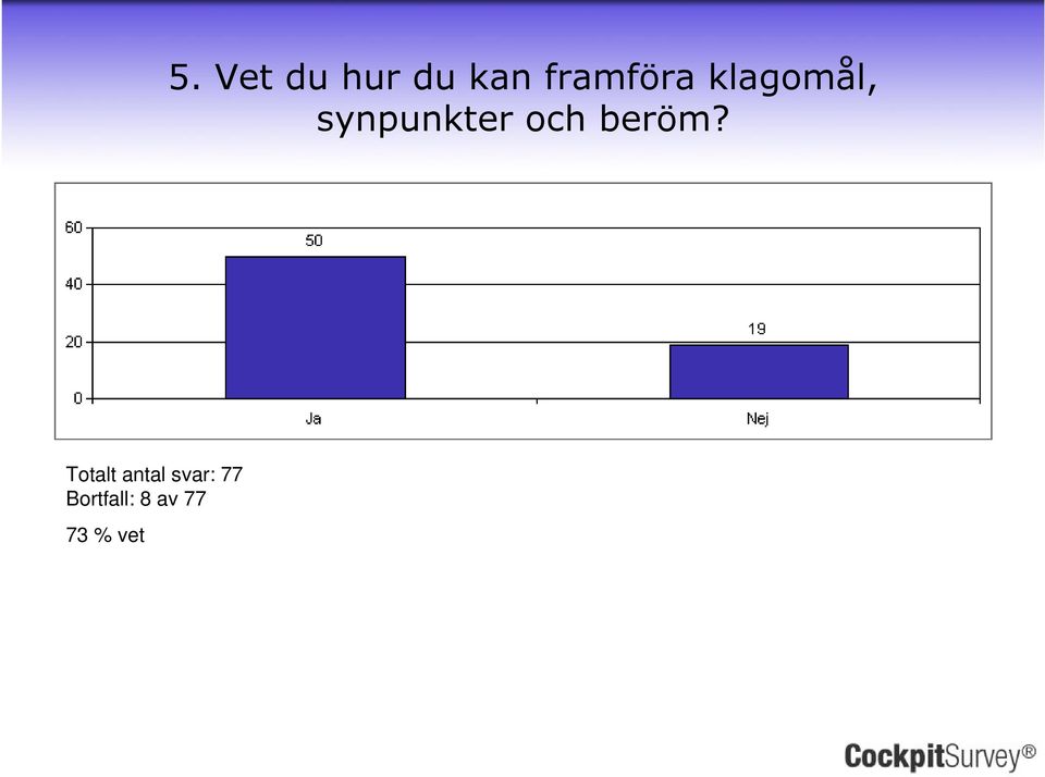 synpunkter och beröm?