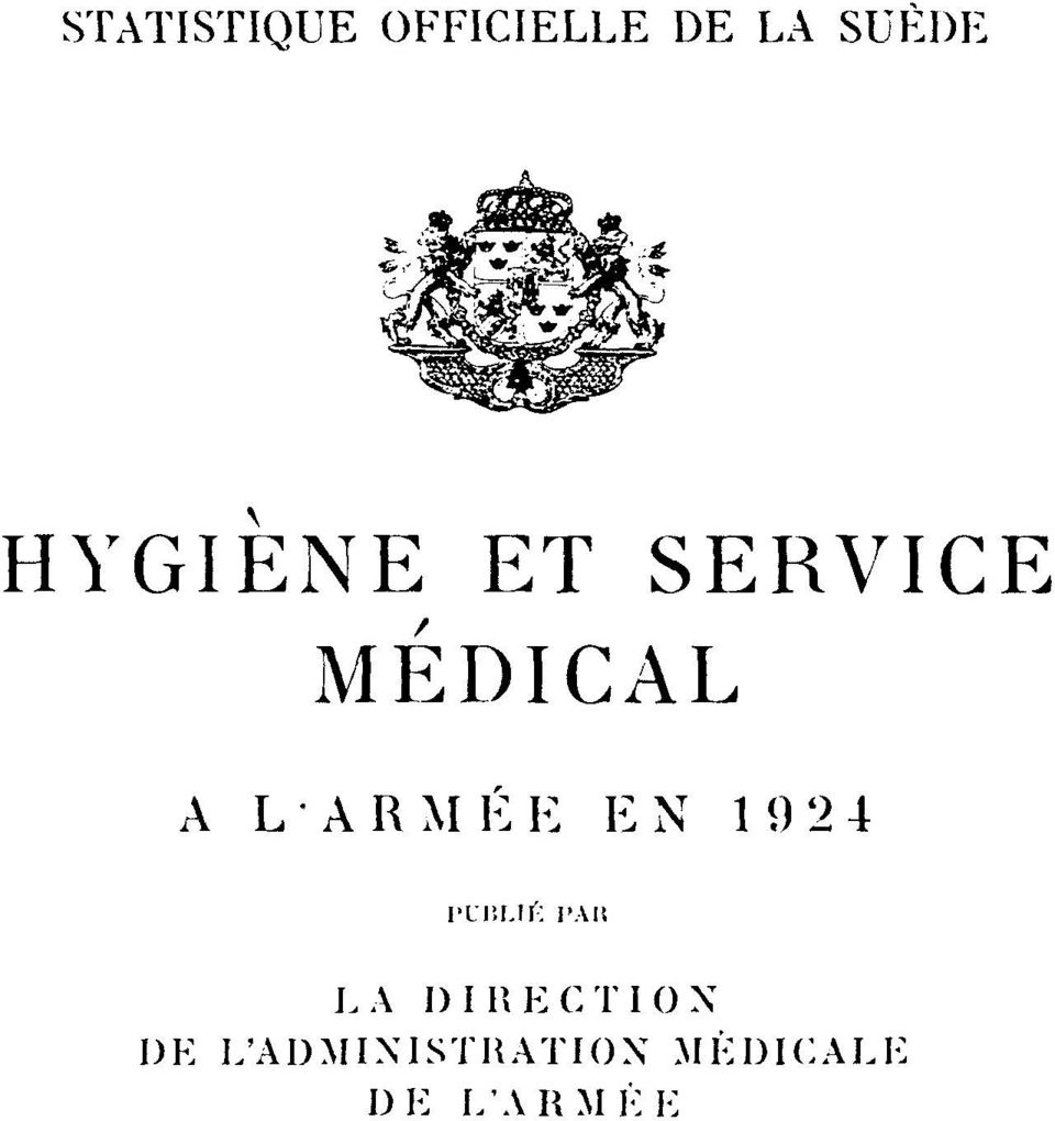 L'ARMÉE EN 1924 PUBLIÉ PAR LA