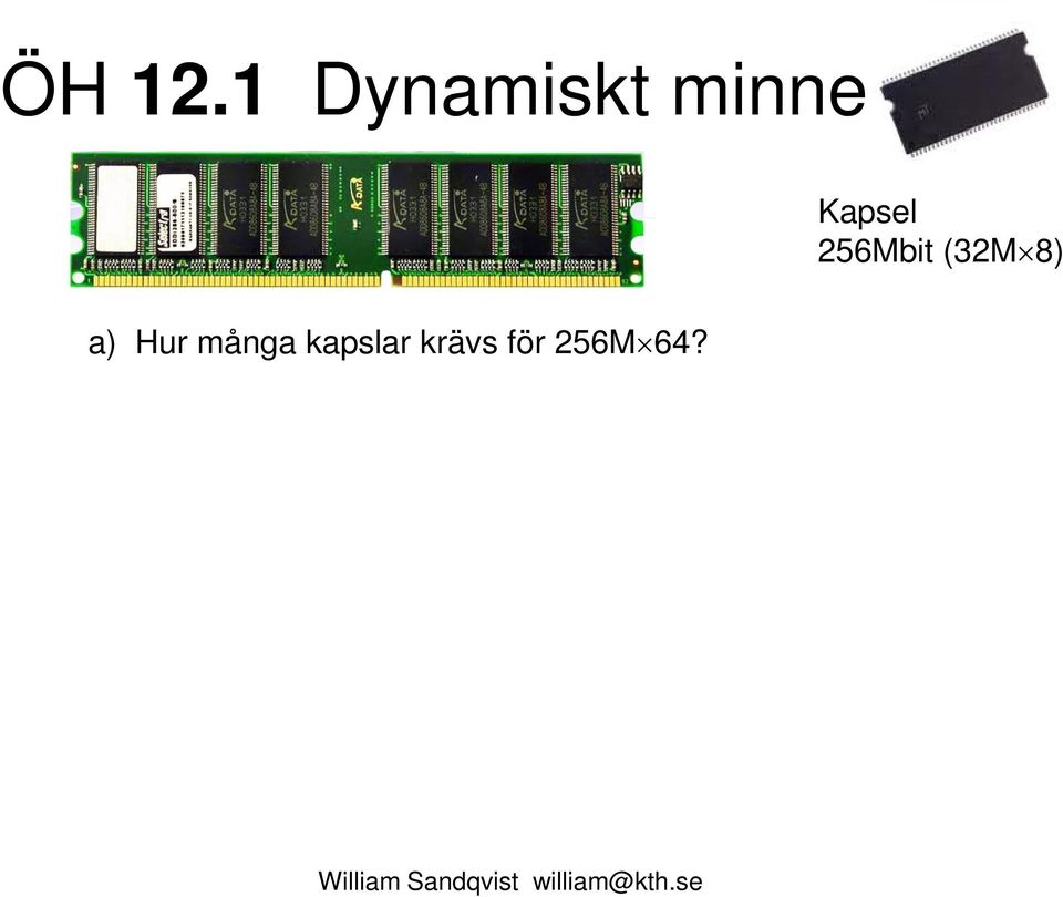 Kapsel 256Mbit (32M