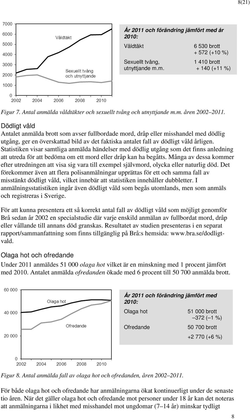 Statistiken visar samtliga anmälda händelser med dödlig utgång som det finns anledning att utreda för att bedöma om ett mord eller dråp kan ha begåtts.
