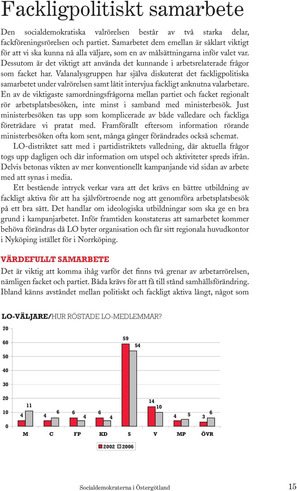 Dessutom är det viktigt att använda det kunnande i arbetsrelaterade frågor som facket har.