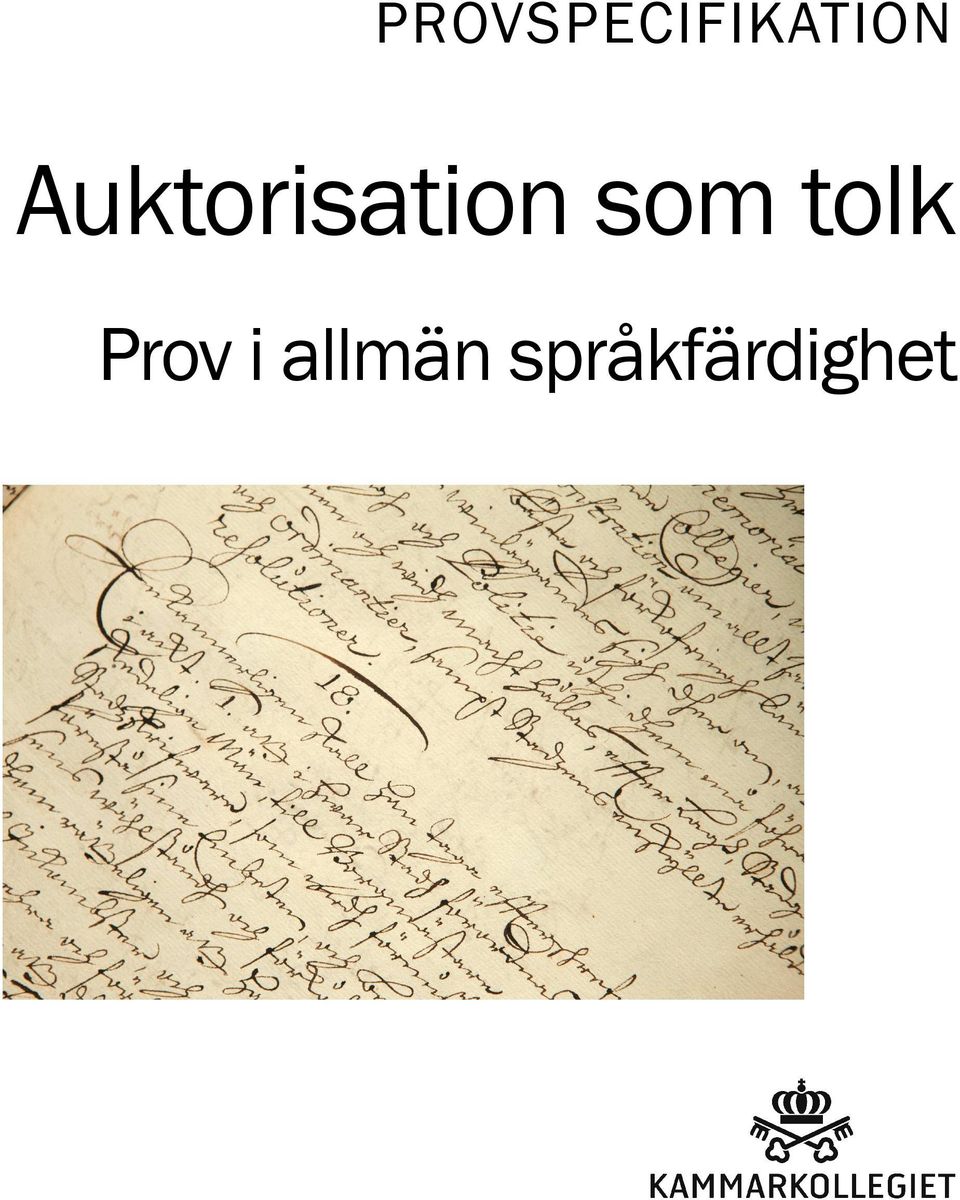 tolk Prov i