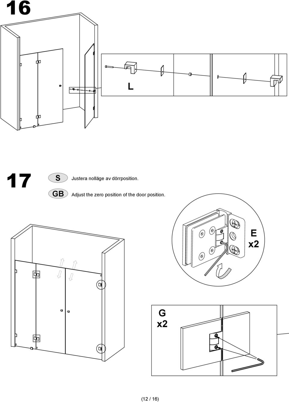 Adjust the zero position