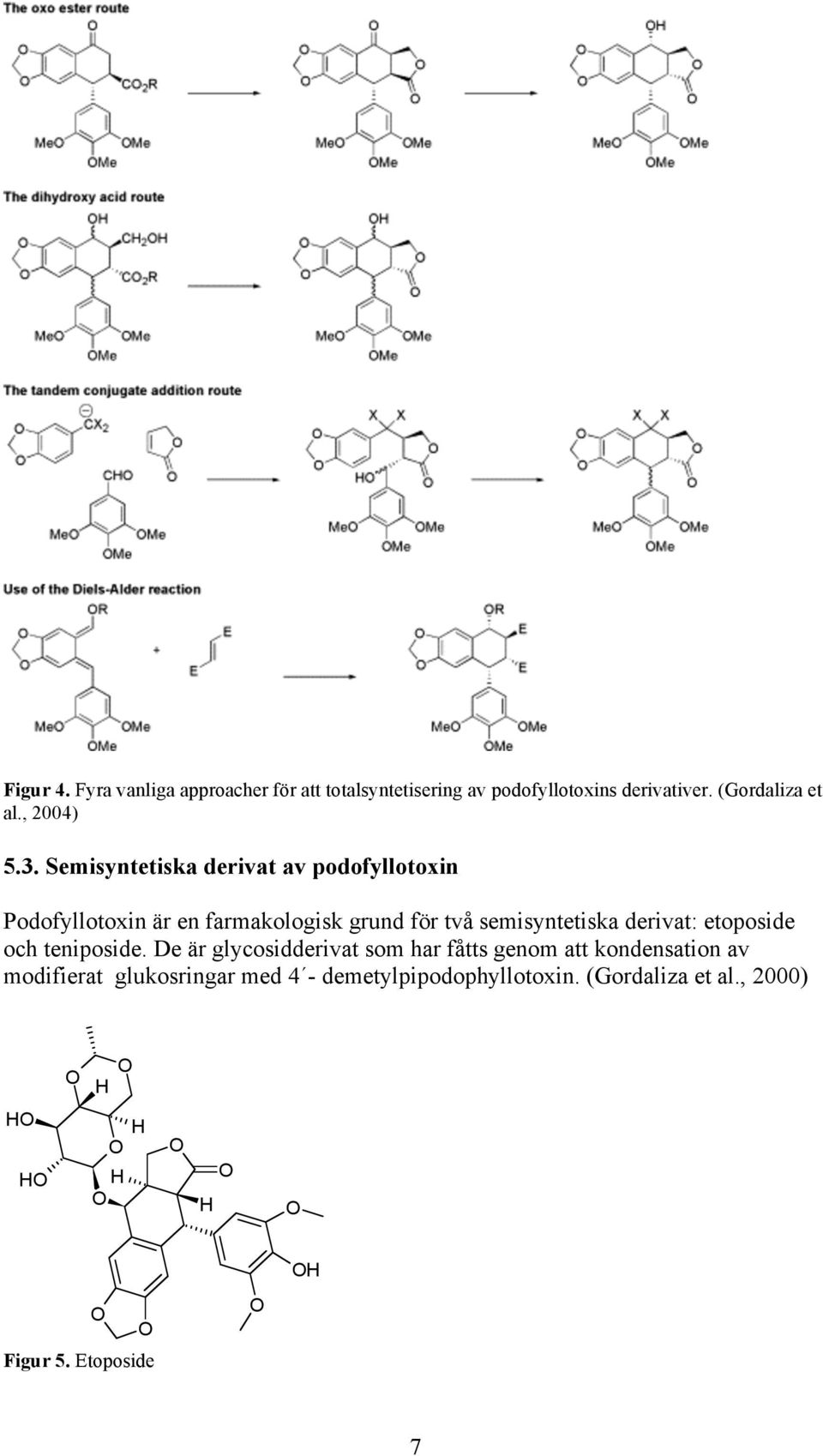 Semisyntetiska derivat av podofyllotoxin Podofyllotoxin är en farmakologisk grund för två semisyntetiska