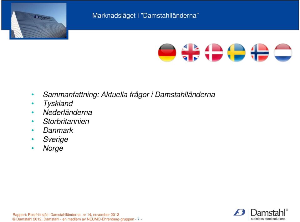 Nederländerna Storbritannien Danmark Sverige Norge