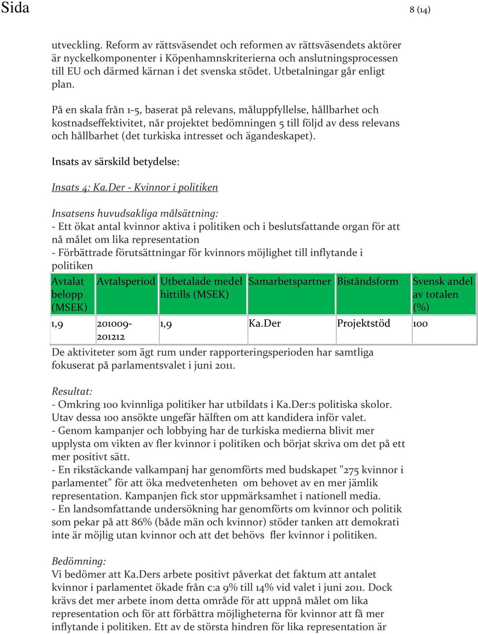 Utbetalningar går enligt plan.