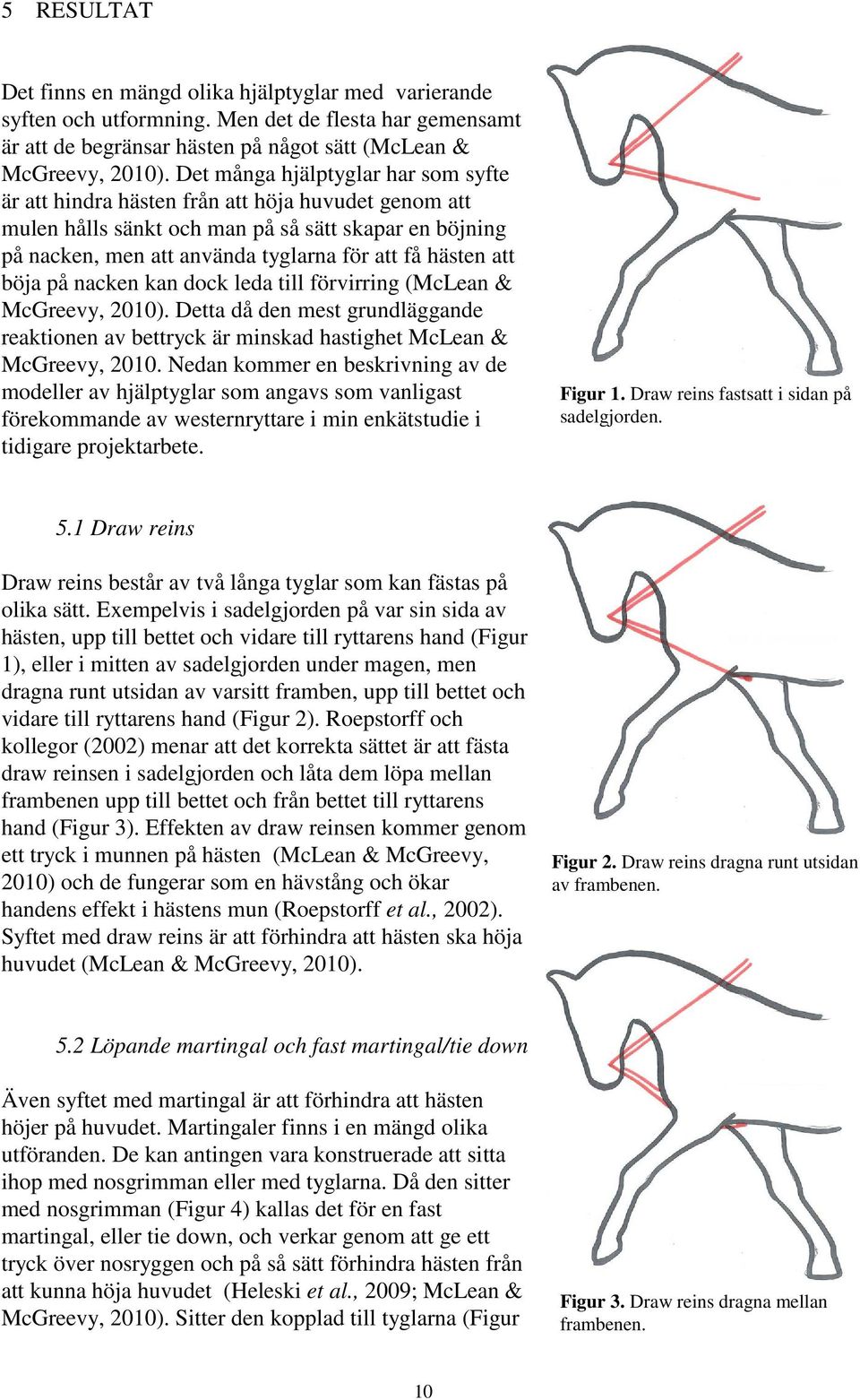 att böja på nacken kan dock leda till förvirring (McLean & McGreevy, 2010). Detta då den mest grundläggande reaktionen av bettryck är minskad hastighet McLean & McGreevy, 2010.