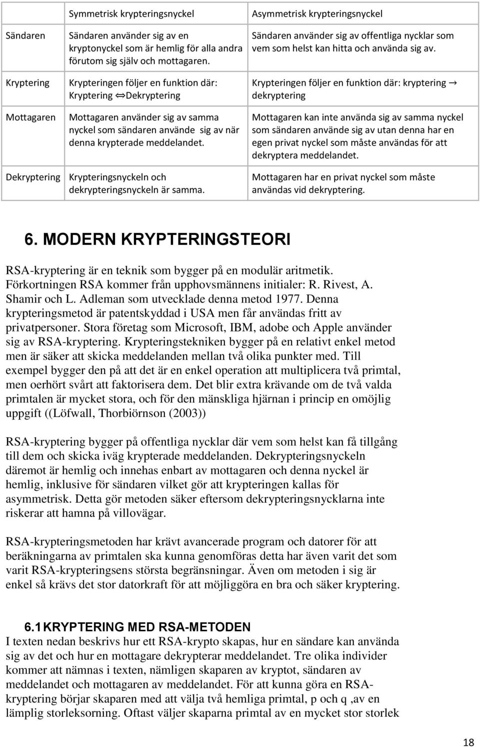 Asymmetrisk krypteringsnyckel Sändaren använder sig av offentliga nycklar som vem som helst kan hitta och använda sig av.