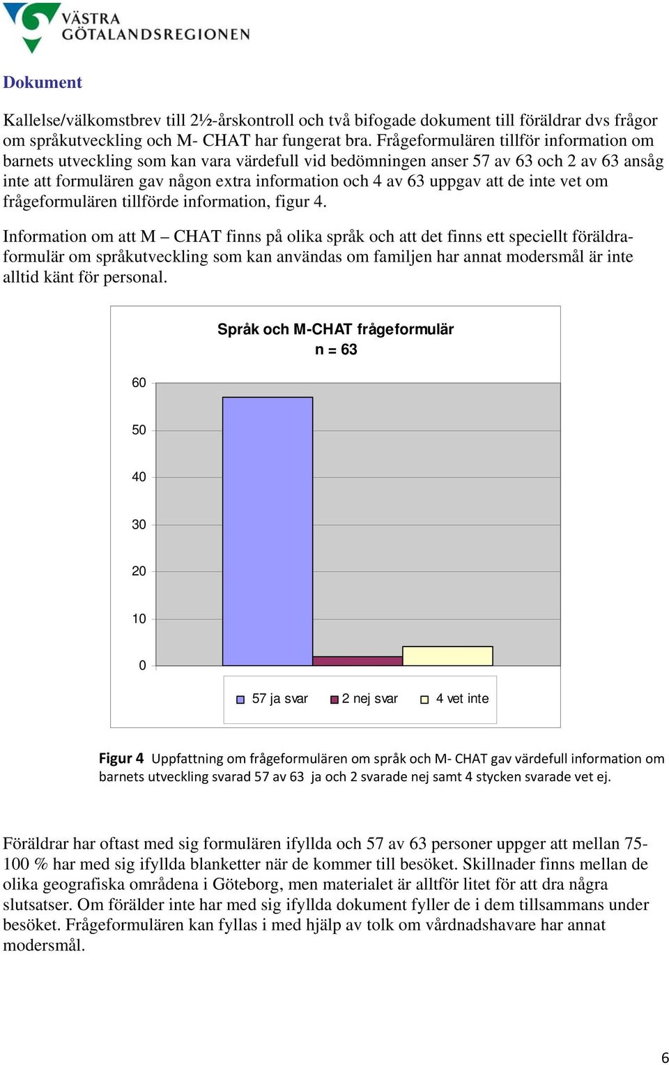 de inte vet om frågeformulären tillförde information, figur 4.