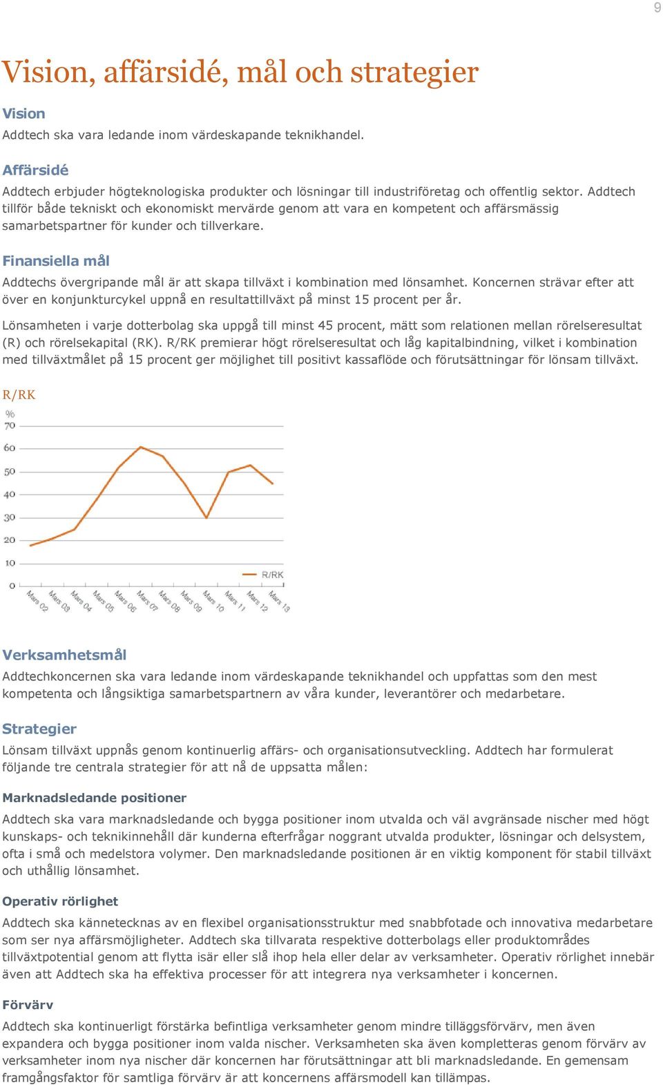 Addtech tillför både tekniskt och ekonomiskt mervärde genom att vara en kompetent och affärsmässig samarbetspartner för kunder och tillverkare.