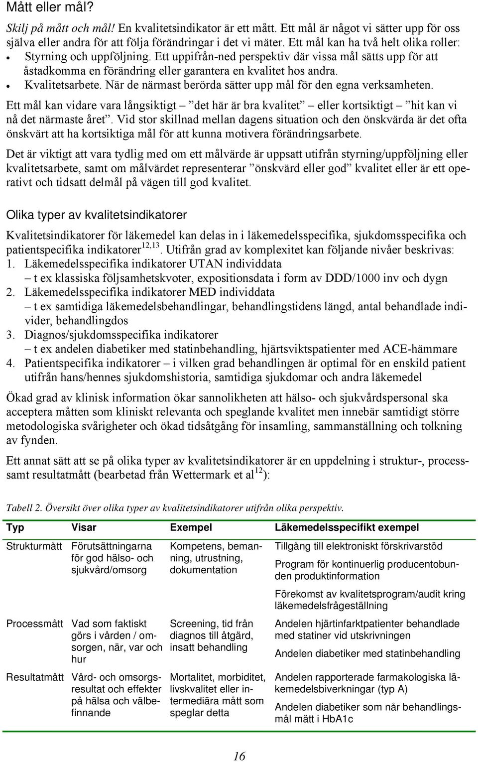 Kvalitetsarbete. När de närmast berörda sätter upp mål för den egna verksamheten. Ett mål kan vidare vara långsiktigt det här är bra kvalitet eller kortsiktigt hit kan vi nå det närmaste året.