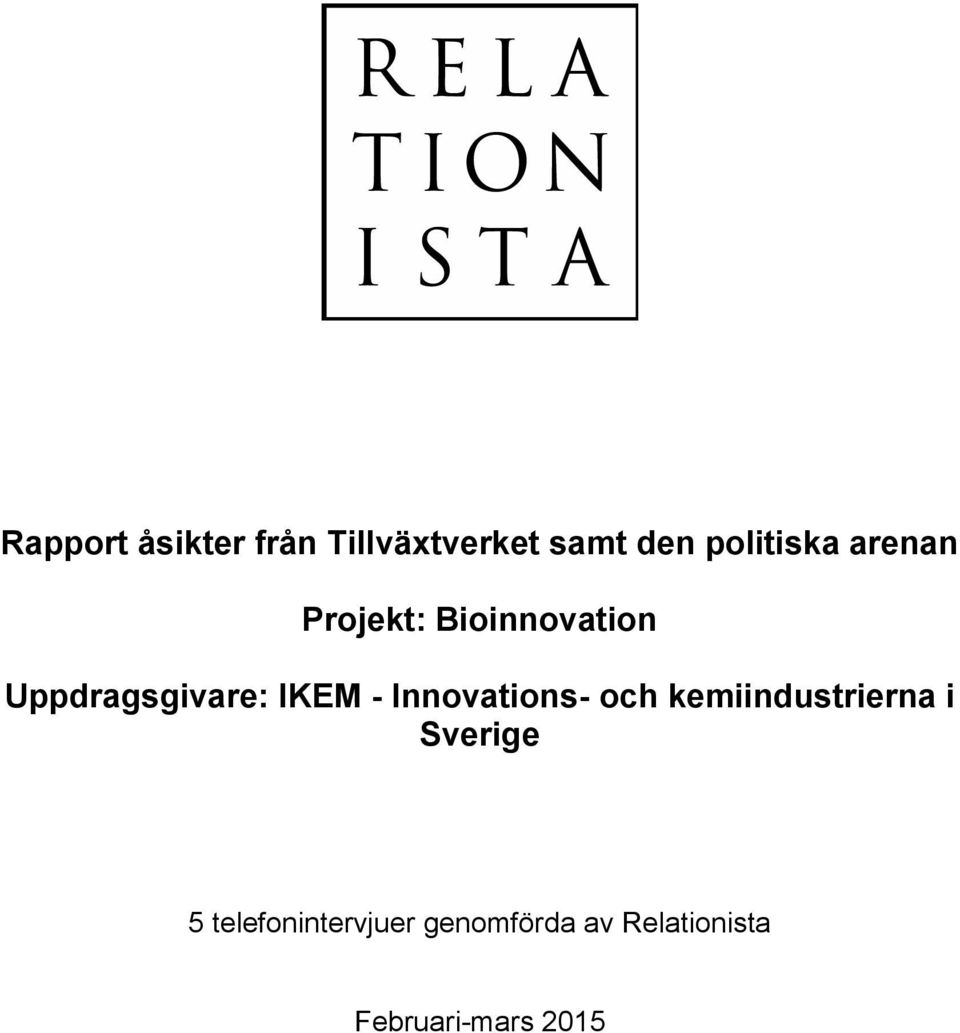 Innovations- och kemiindustrierna i Sverige 5
