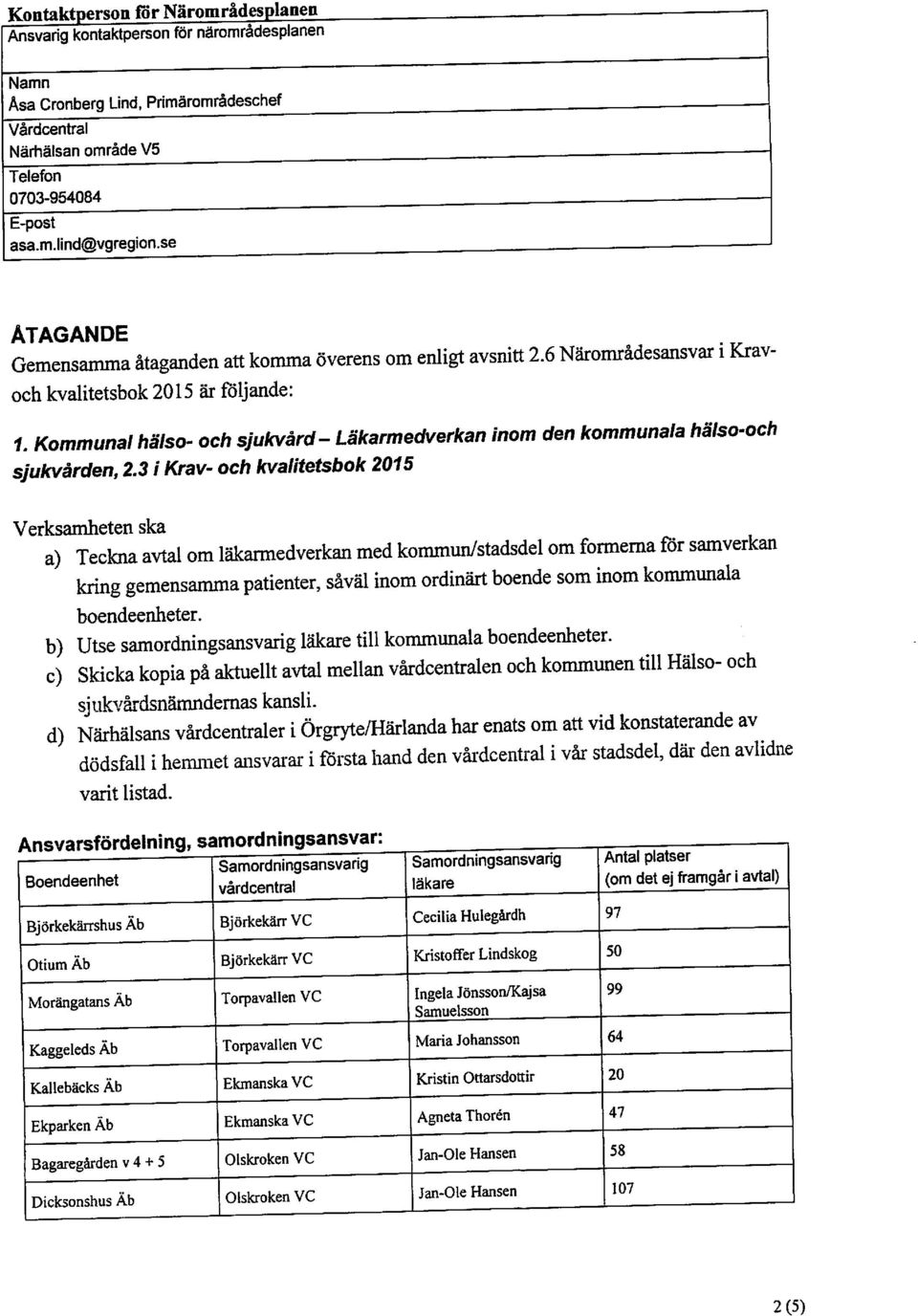 Kommunal halso- och sjukvard- Lakarmedverkan inom den kommunala halso-och sjukvarden, 2.