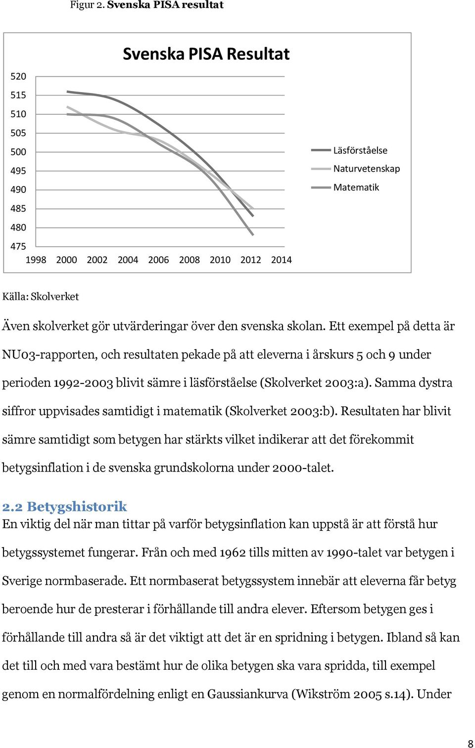 skolverket gör utvärderingar över den svenska skolan.