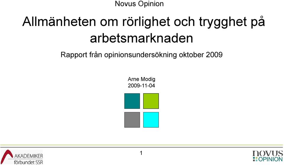 arbetsmarknaden Rapport från