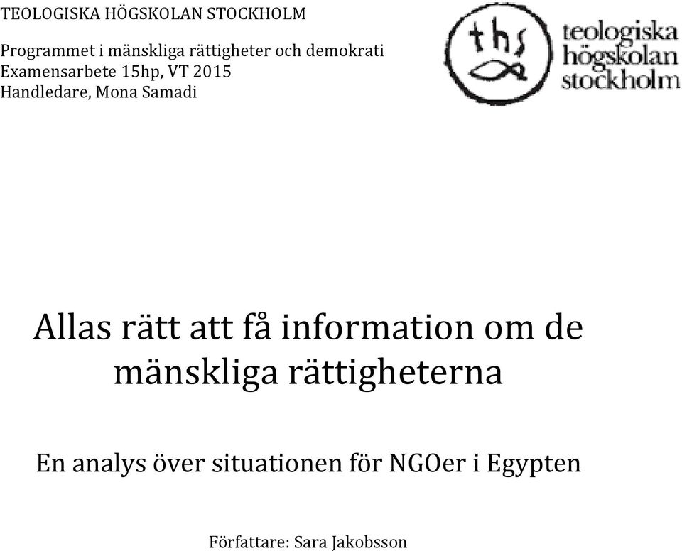 Allas rätt att få information om de mänskliga rättigheterna En