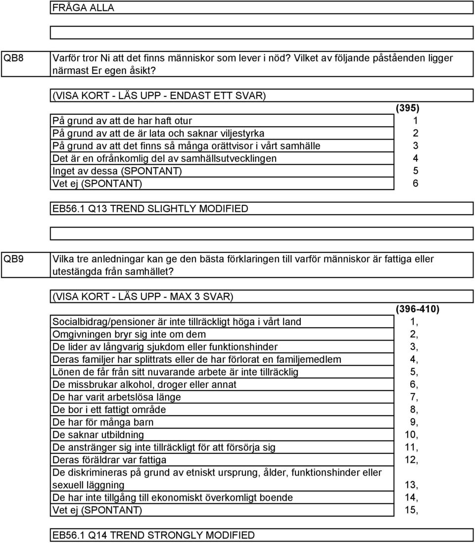 ofrånkomlig del av samhällsutvecklingen Inget av dessa (SPONTANT) (9) 6 EB6.