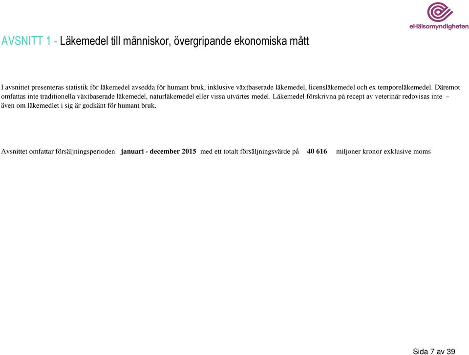 Däremot omfattas inte traditionella växtbaserade läkemedel, naturläkemedel eller vissa utvärtes medel.