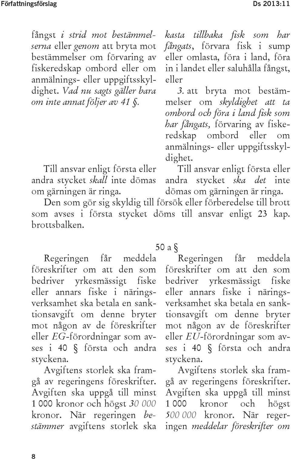 kasta tillbaka fisk som har fångats, förvara fisk i sump eller omlasta, föra i land, föra in i landet eller saluhålla fångst, eller 3.