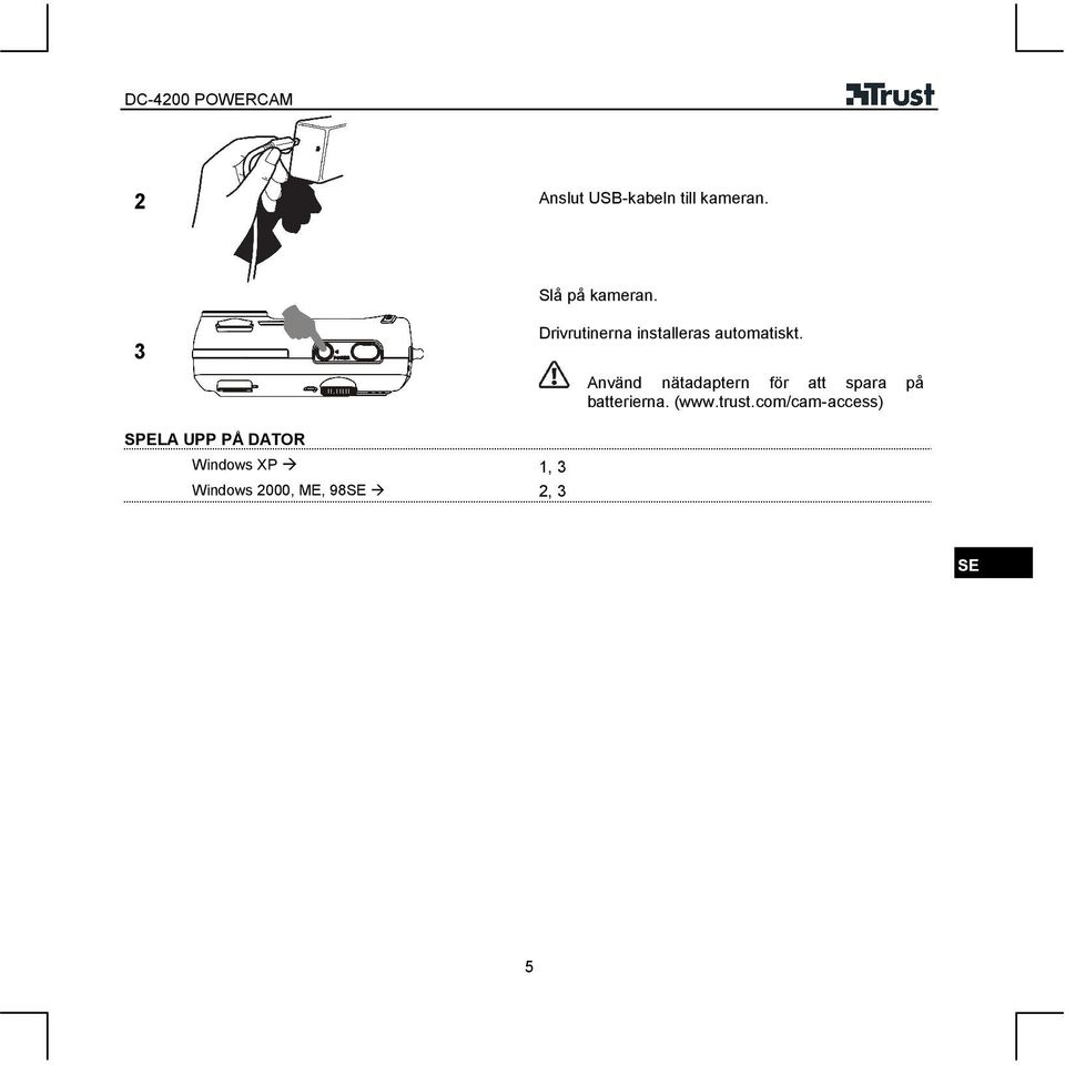 Drivrutinerna installeras automatiskt.