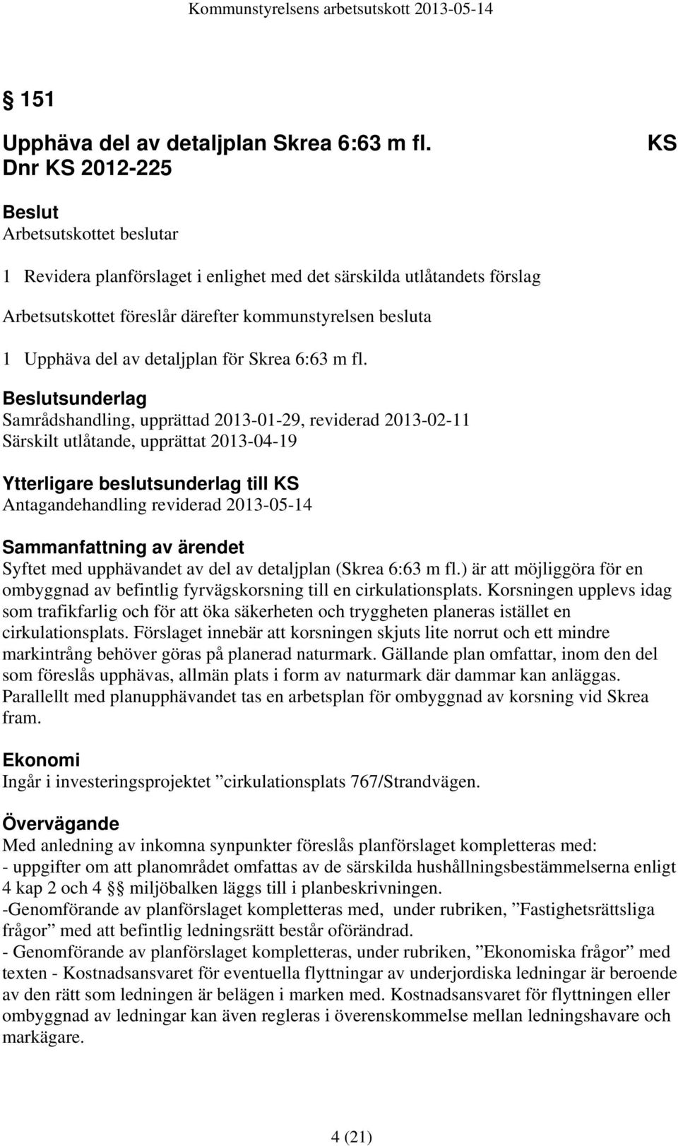 detaljplan för Skrea 6:63 m fl.