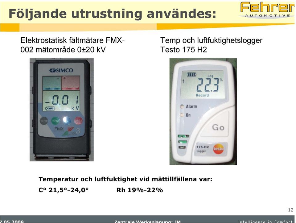 luftfuktighetslogger Testo 175 H2 Temperatur och