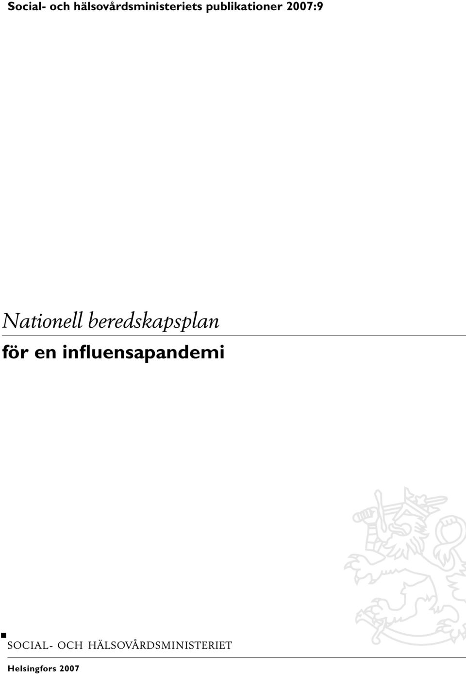 publikationer 2007:9 Nationell