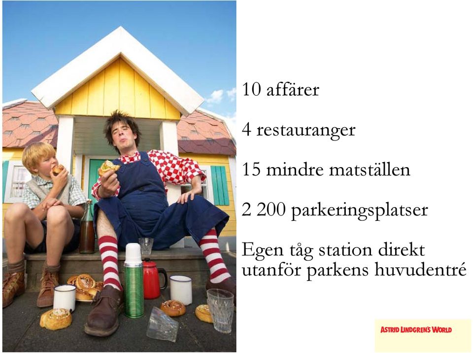 parkeringsplatser p Egen tåg