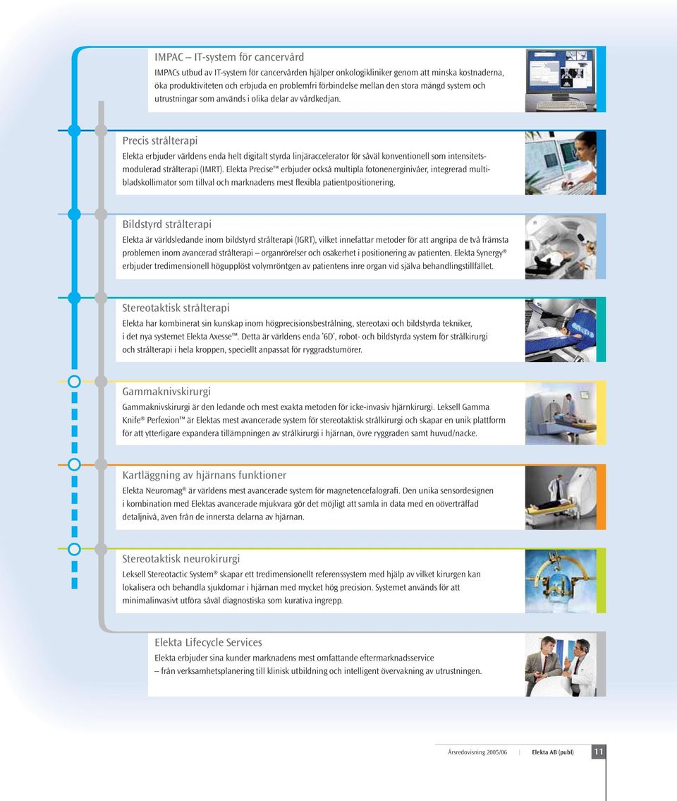 Precis strålterapi Elekta erbjuder världens enda helt digitalt styrda linjäraccelerator för såväl konventionell som intensitetsmodulerad strålterapi (IMRT).