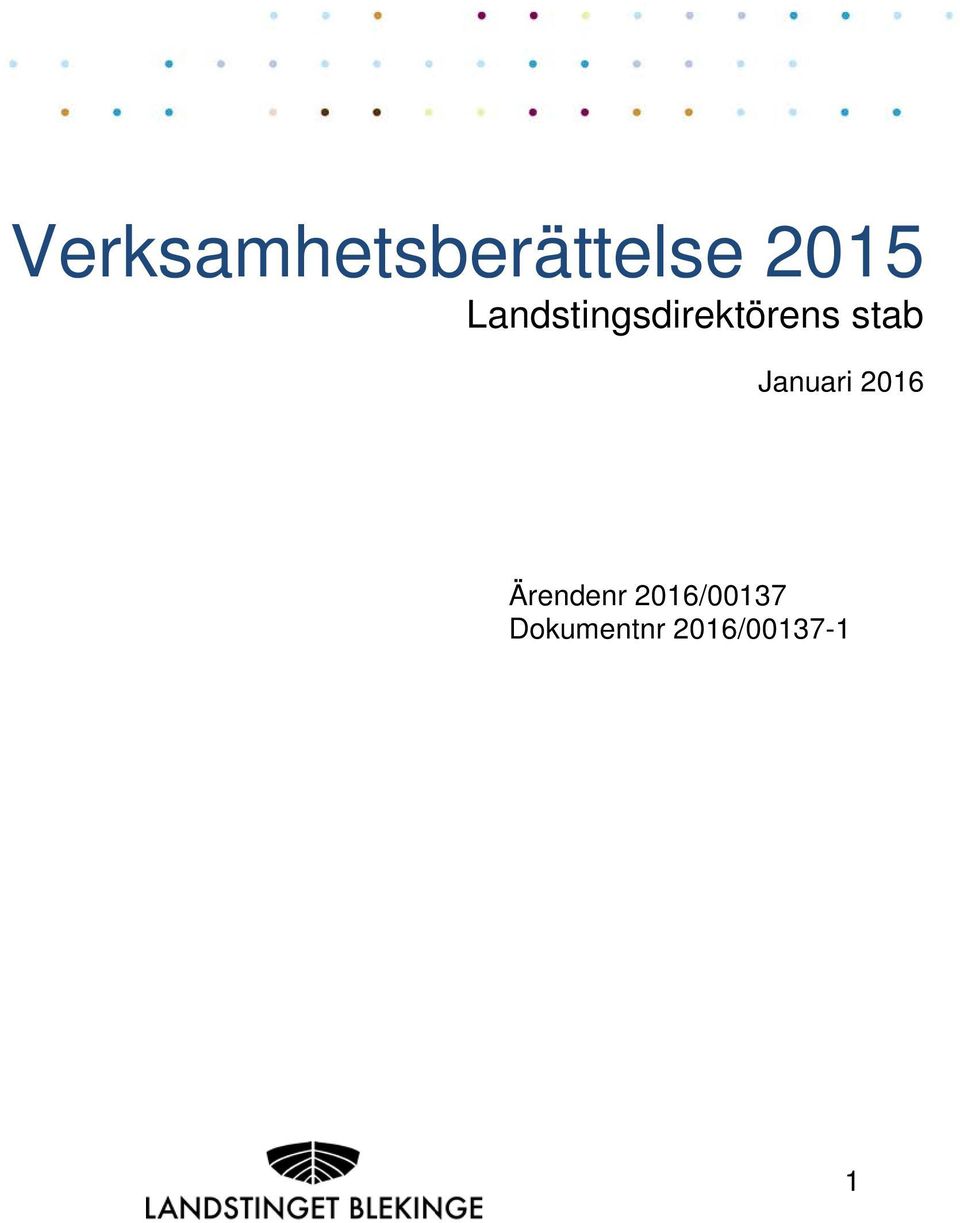 Januari 2016 Ärendenr