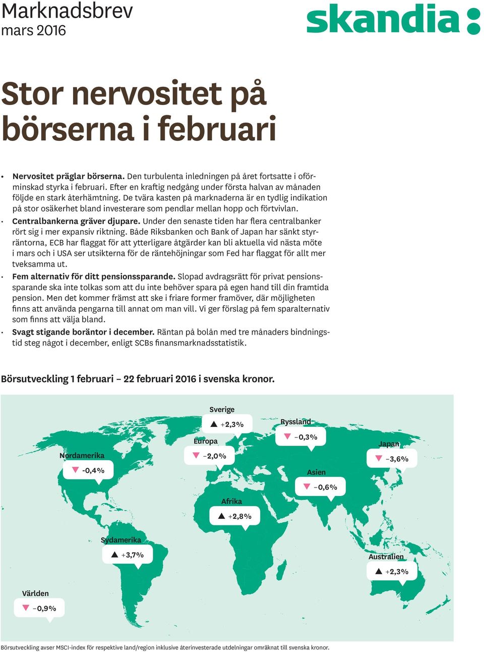 De tvära kasten på marknaderna är en tydlig indikation på stor osäkerhet bland investerare som pendlar mellan hopp och förtvivlan. Centralbankerna gräver djupare.