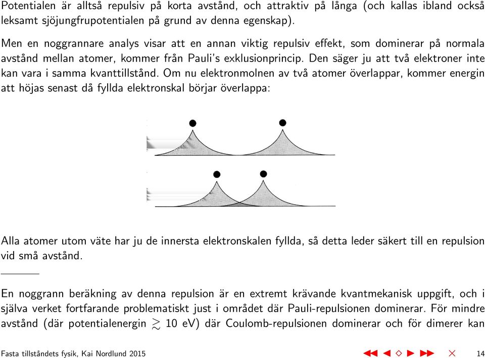 Den säger ju att två elektroner inte kan vara i samma kvanttillstånd.