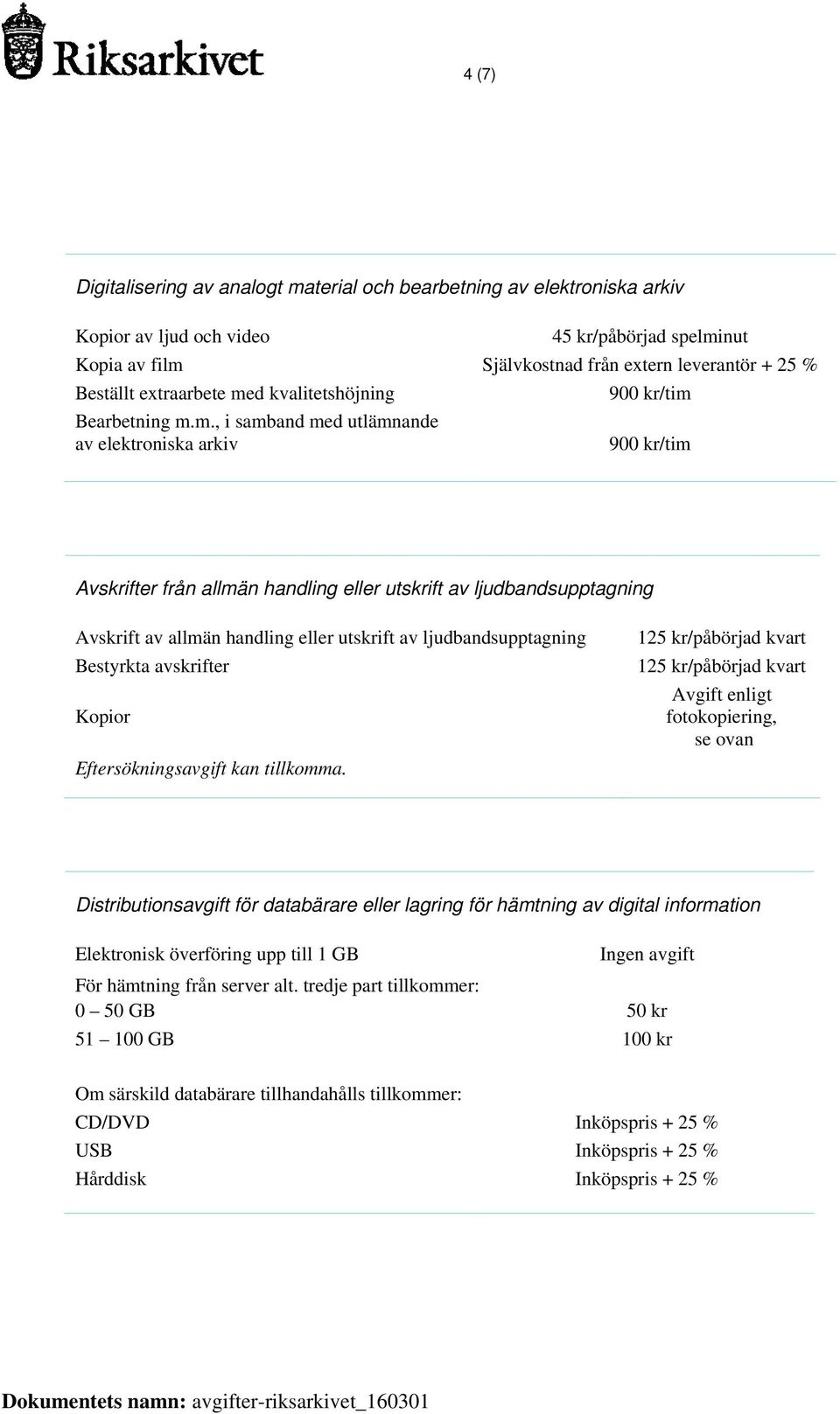 d kvalitetshöjning Bearbetning m.