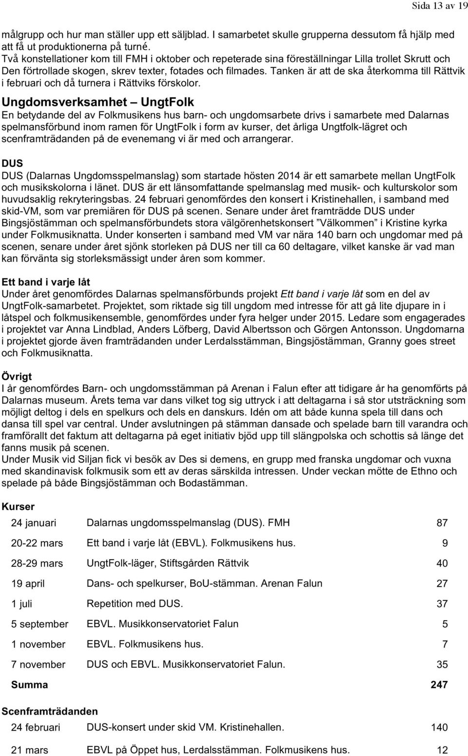 Tanken är att de ska återkomma till Rättvik i februari och då turnera i Rättviks förskolor.