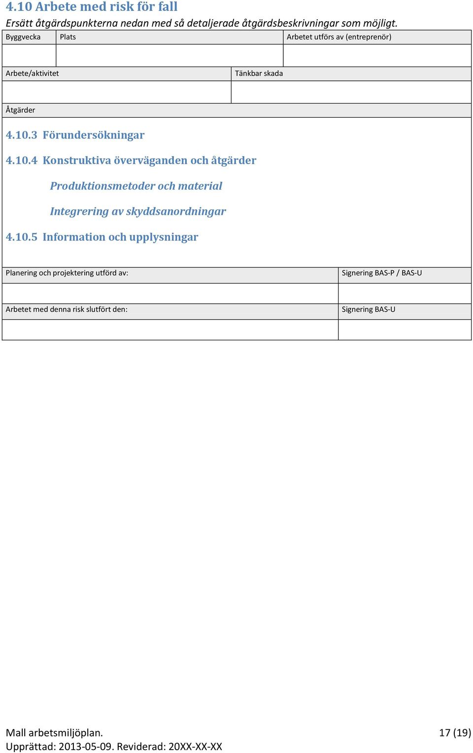 Produktionsmetoder och material Integrering av