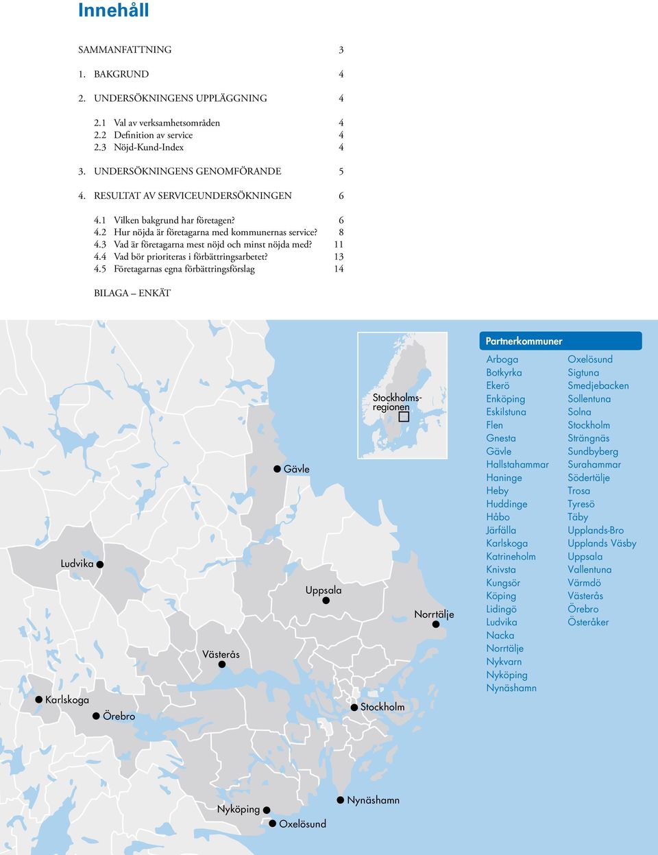 4 Vad bör prioriteras i förbättringsarbetet? 13 4.