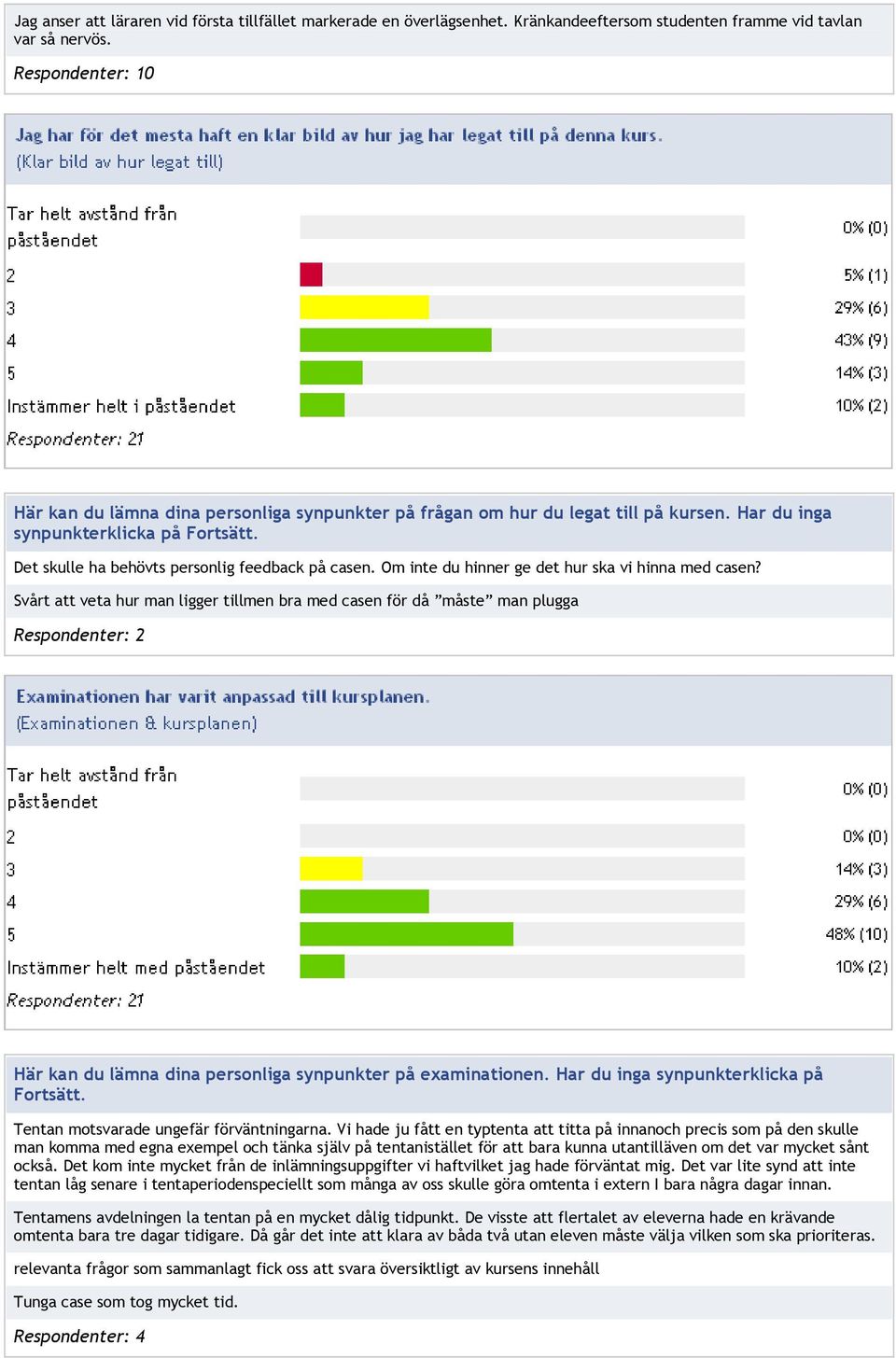 Om inte du hinner ge det hur ska vi hinna med casen?