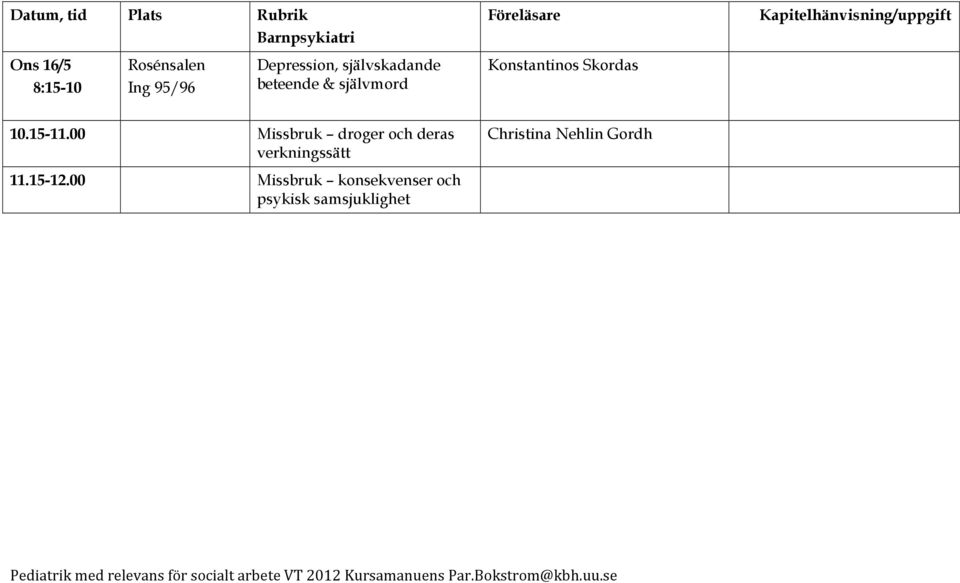 Kapitelhänvisning/uppgift 10.15-11.