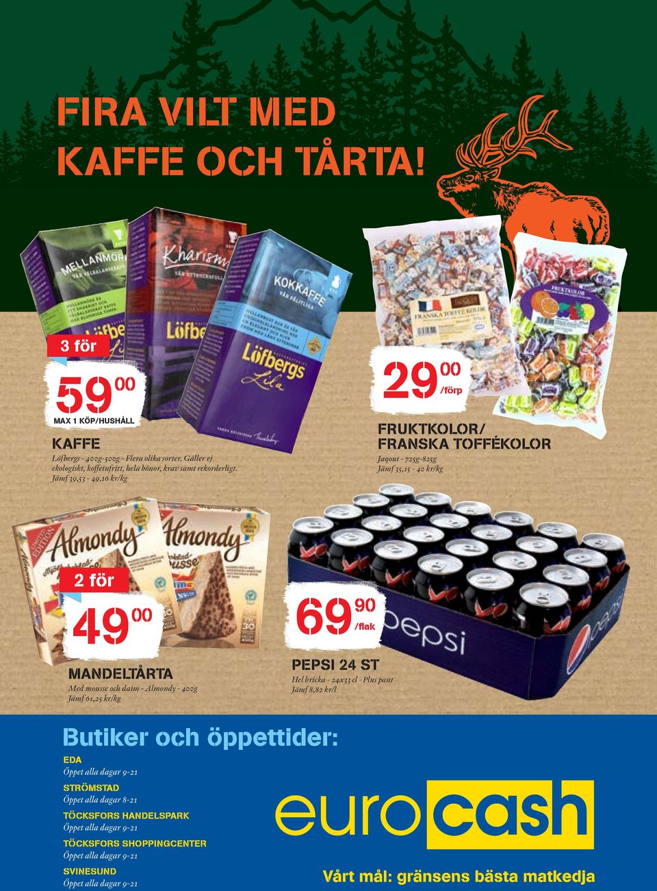 Jämf 39,53-49,16 kr FRUKTKOLOR/ FRANSKA TOFFÉKOLOR Jaqout - 725g-825g Jämf 35,15-40 kr 49 MANDELTÅRTA Med mousse och daim - Almondy - 4g Jämf 61,25