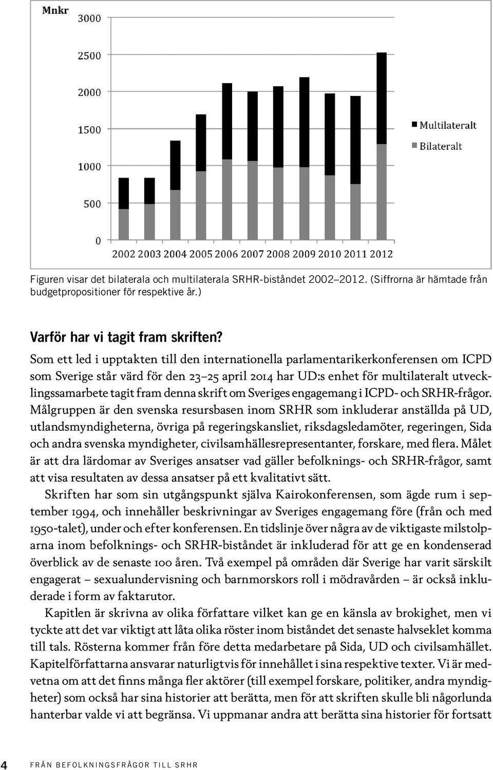 denna skrift om Sveriges engagemang i ICPD- och SRHR-frågor.