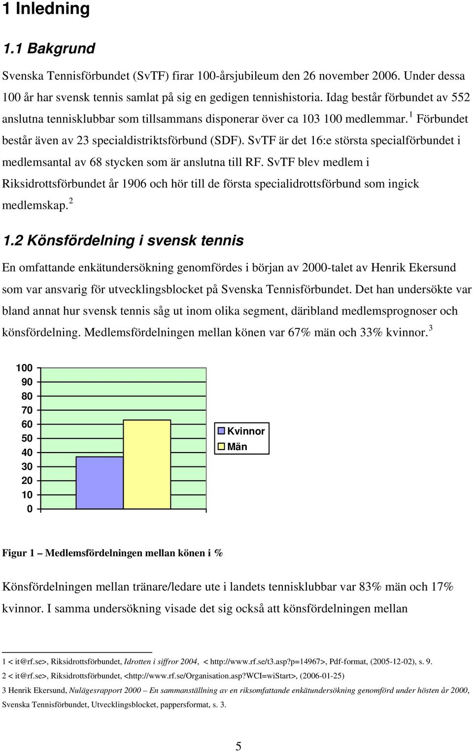 SvTF är det 16:e största specialförbundet i medlemsantal av 68 stycken som är anslutna till RF.