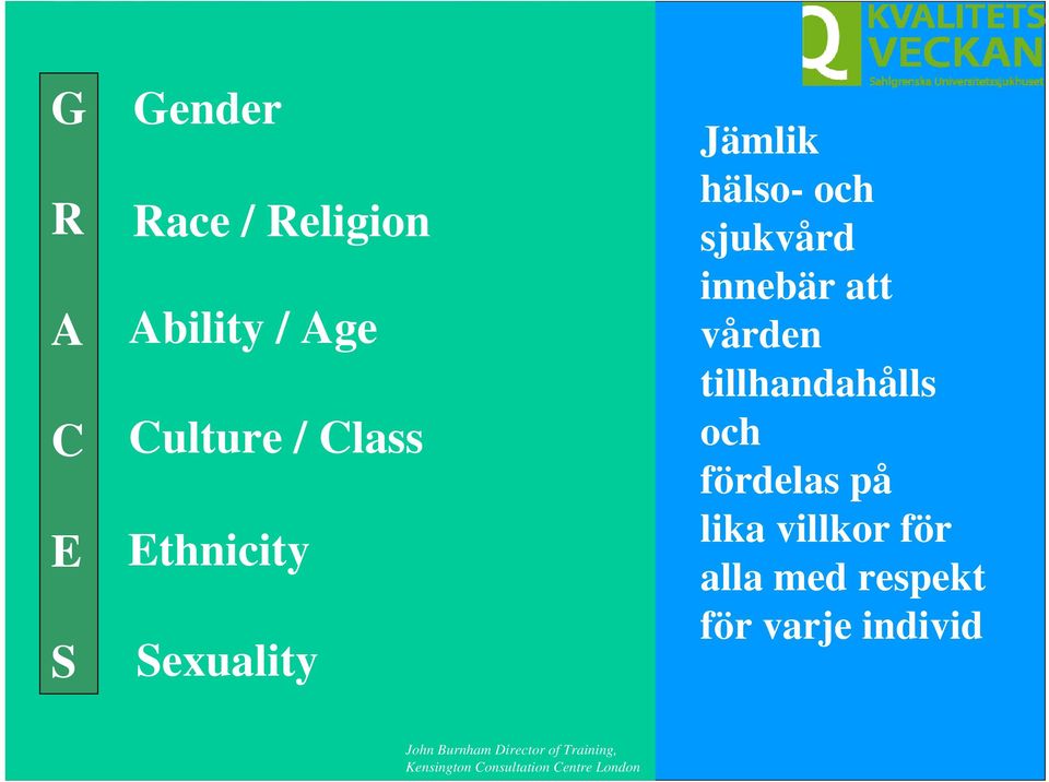 tillhandahålls och fördelas på lika villkor för alla med respekt för